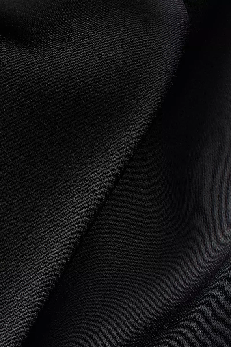 Bow-detail one-shoulder dress