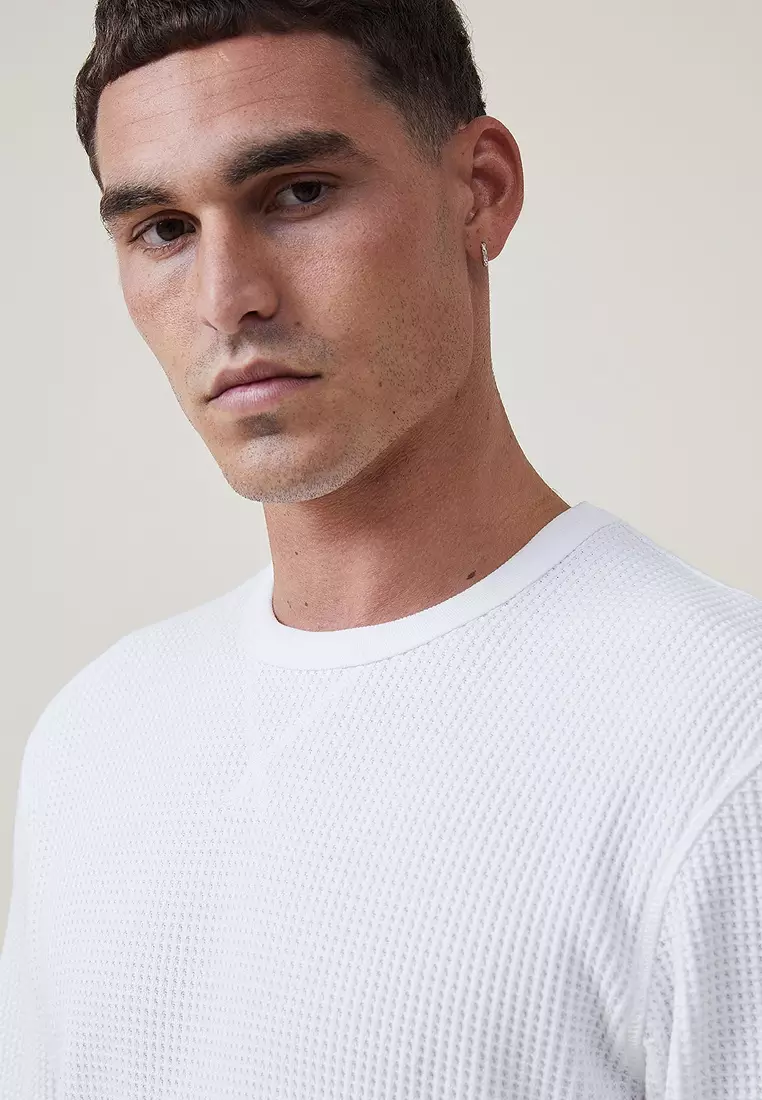 Chunky Waffle Long Sleeve T-Shirt