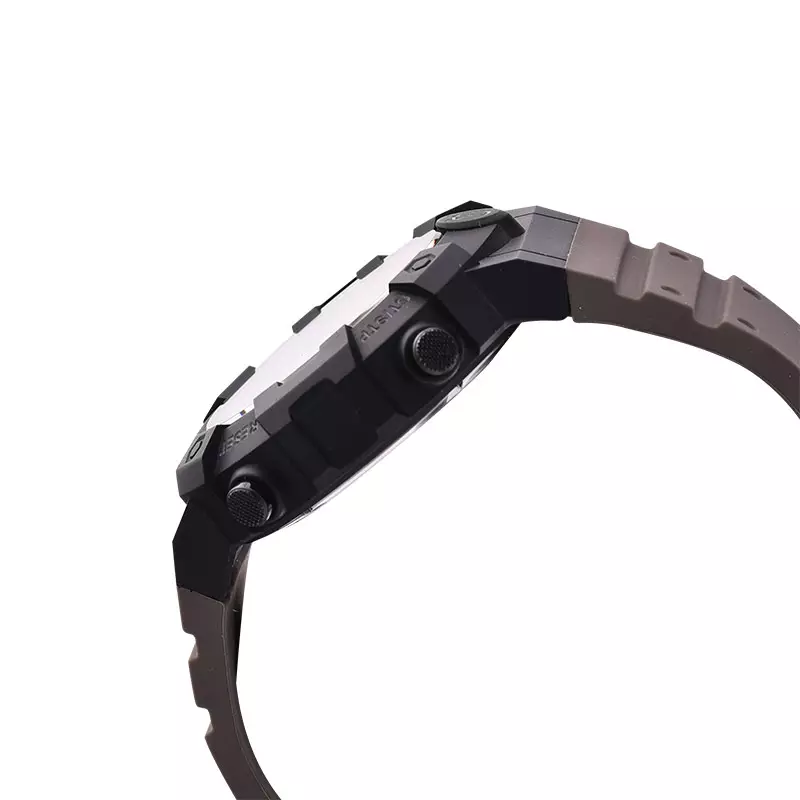 Jam Tangan Pria Alexandre Christie Digi AC 9388 MH RIPBAGR Men Digital Dial Grey Rubber Strap