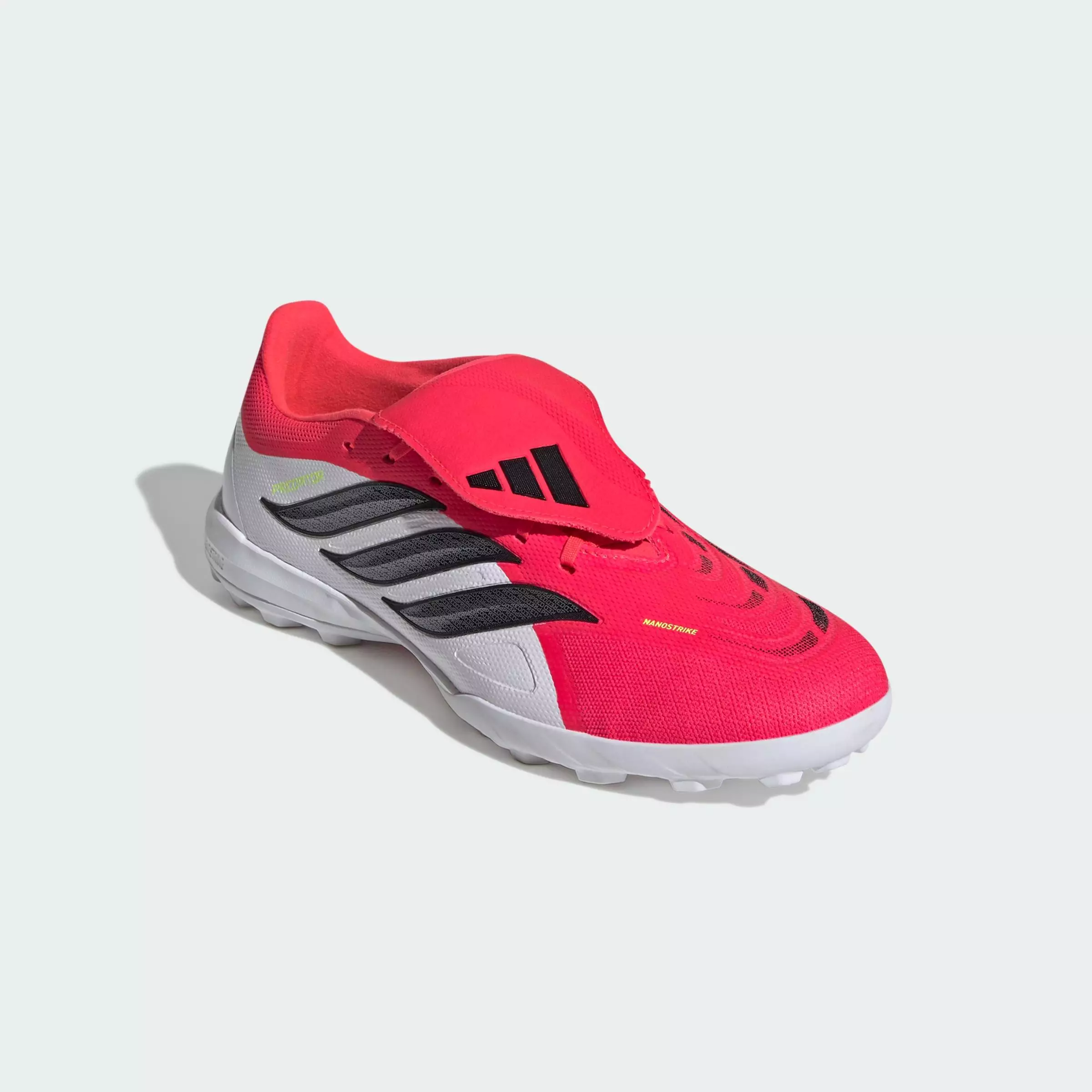 Football PREDATOR LEAGUE Fold-Over Tongue Turf Football Shoes Unisex Red JR7873