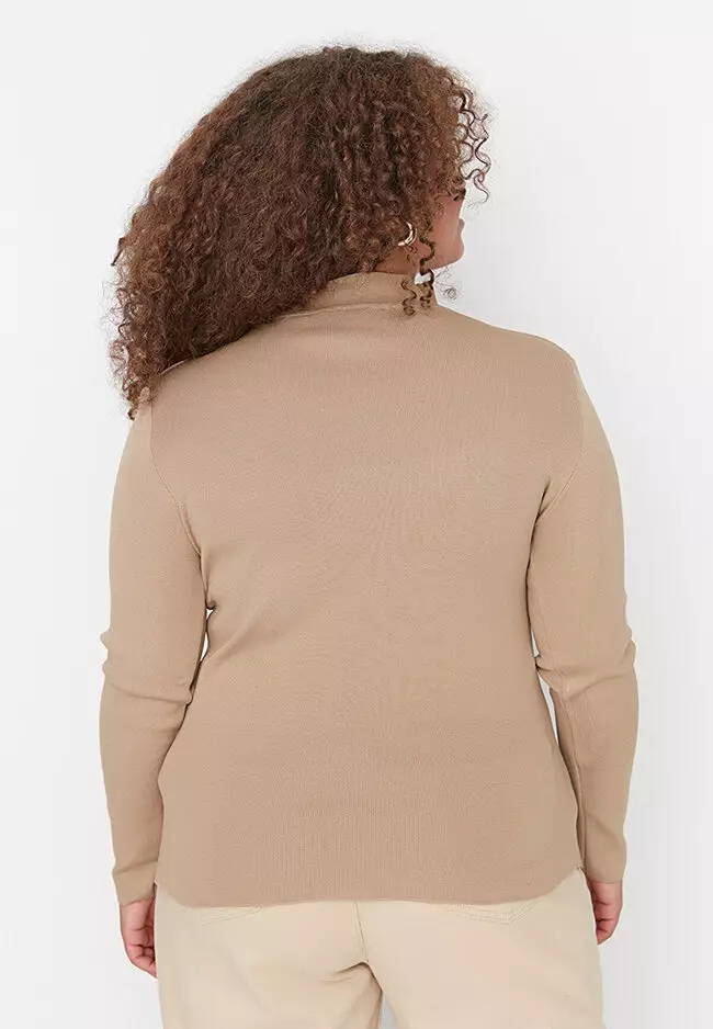 Buy Trendyol Plus Size Front Cut Out Sweater 2024 Online ZALORA