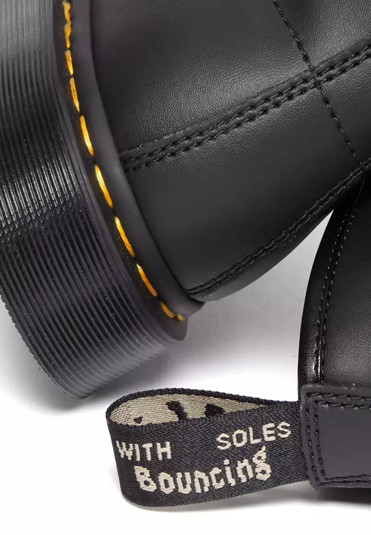 1460 Genix Nappa Leather 8-eye Ankle Lace-Up Boots Black - Women