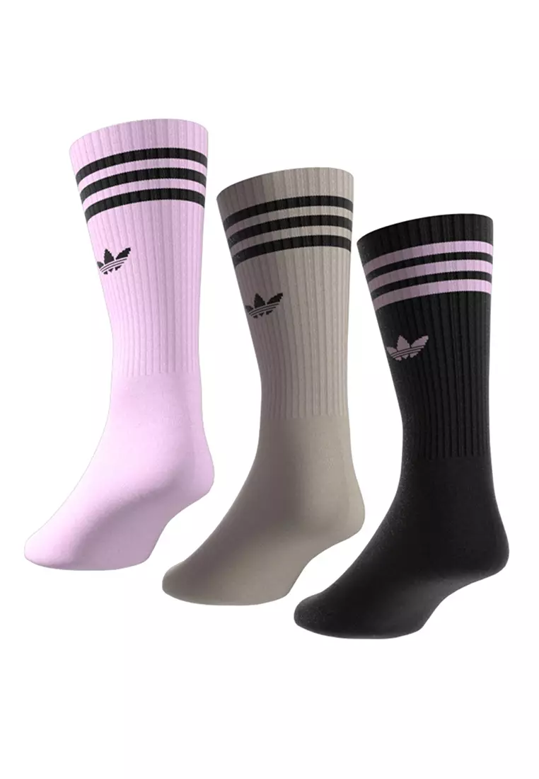Buy ADIDAS solid crew socks 3 pairs Online