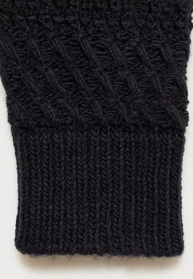 Openwork Knit Sweater