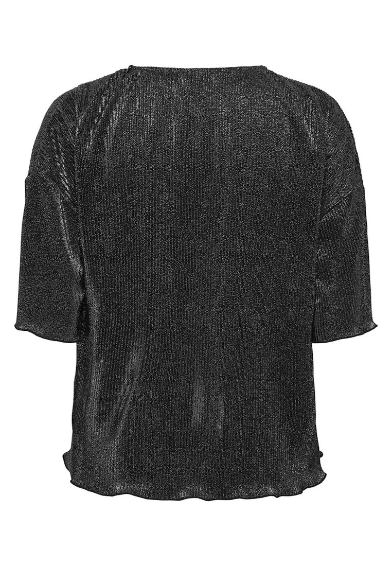 Short Sleeve Round Neck Jersey Top