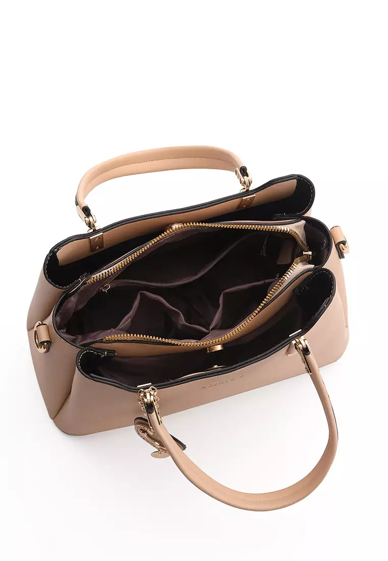 GYKACO WILLOW Khaki - Tas Wanita Hand bag - Fashion Top Handle Bag (Import)