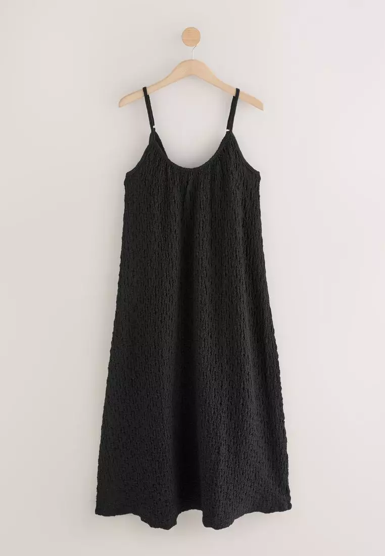 Textured Jersey Maxi Dress
