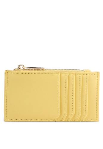 Mango yellow Quilted Cardholder 94736AC629EC30GS_1