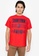 Freego red T-Shirt With Emboss Print BF278AA3A4ED76GS_1