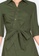 ZALORA BASICS green Assymetric Button Down Dress with Sash 805D7AA1E2F783GS_3