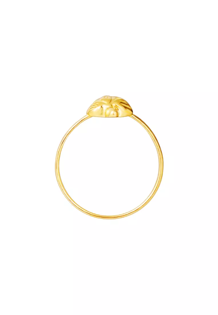 TOMEI [Online Exclusive] Minimalist Strawberry Ring, Yellow Gold 916