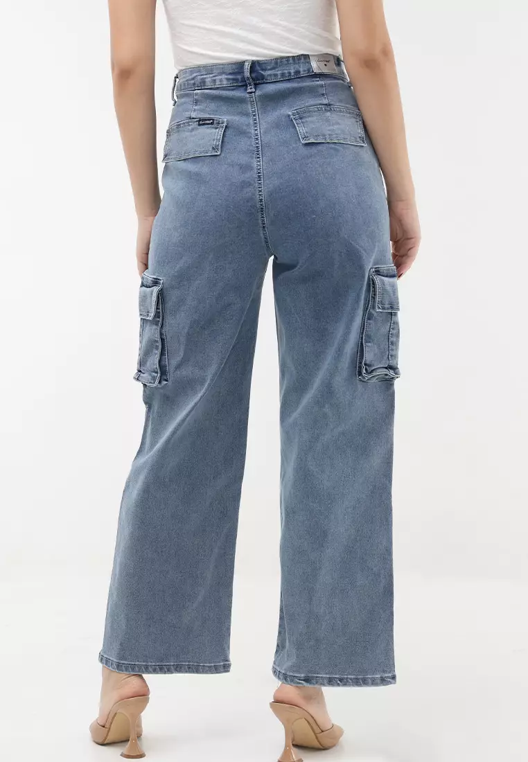 Cargo Wideleg Jeans