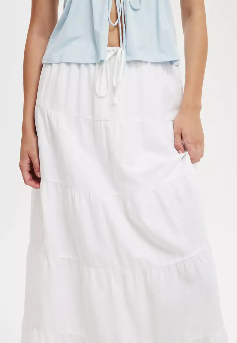 Haven Multi Tiered Maxi Skirt