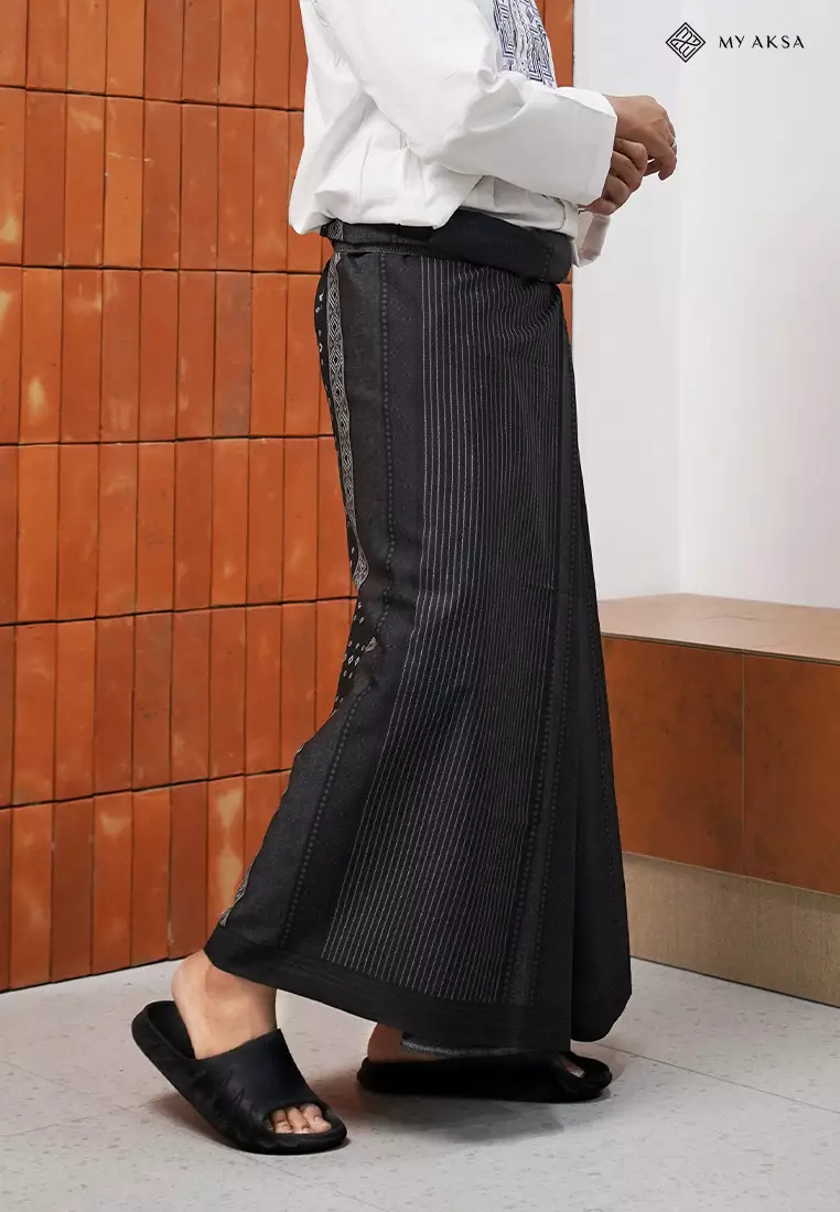 My Aksa Batik Sarung Al Ghani Black