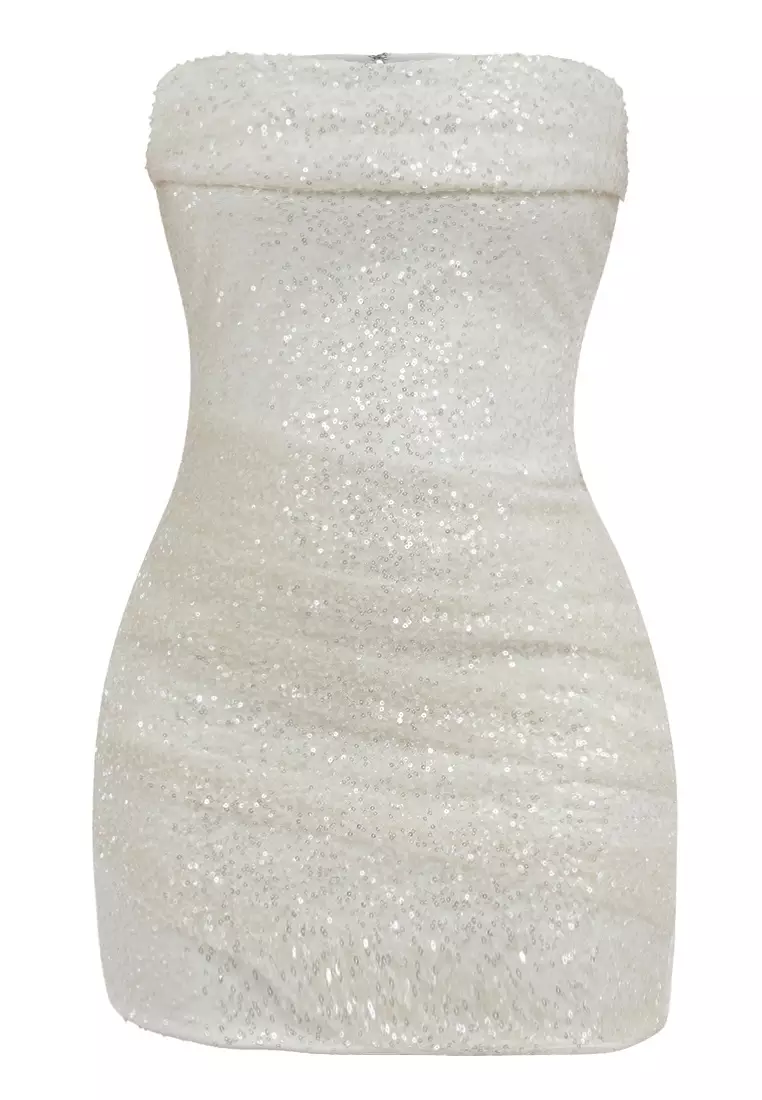 Valeria Beaded Mini Dress