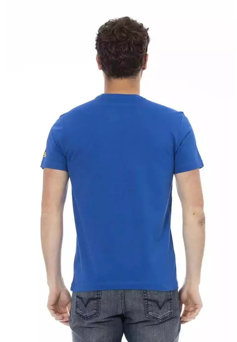 Trussardi Action White Cotton Men T-Shirt