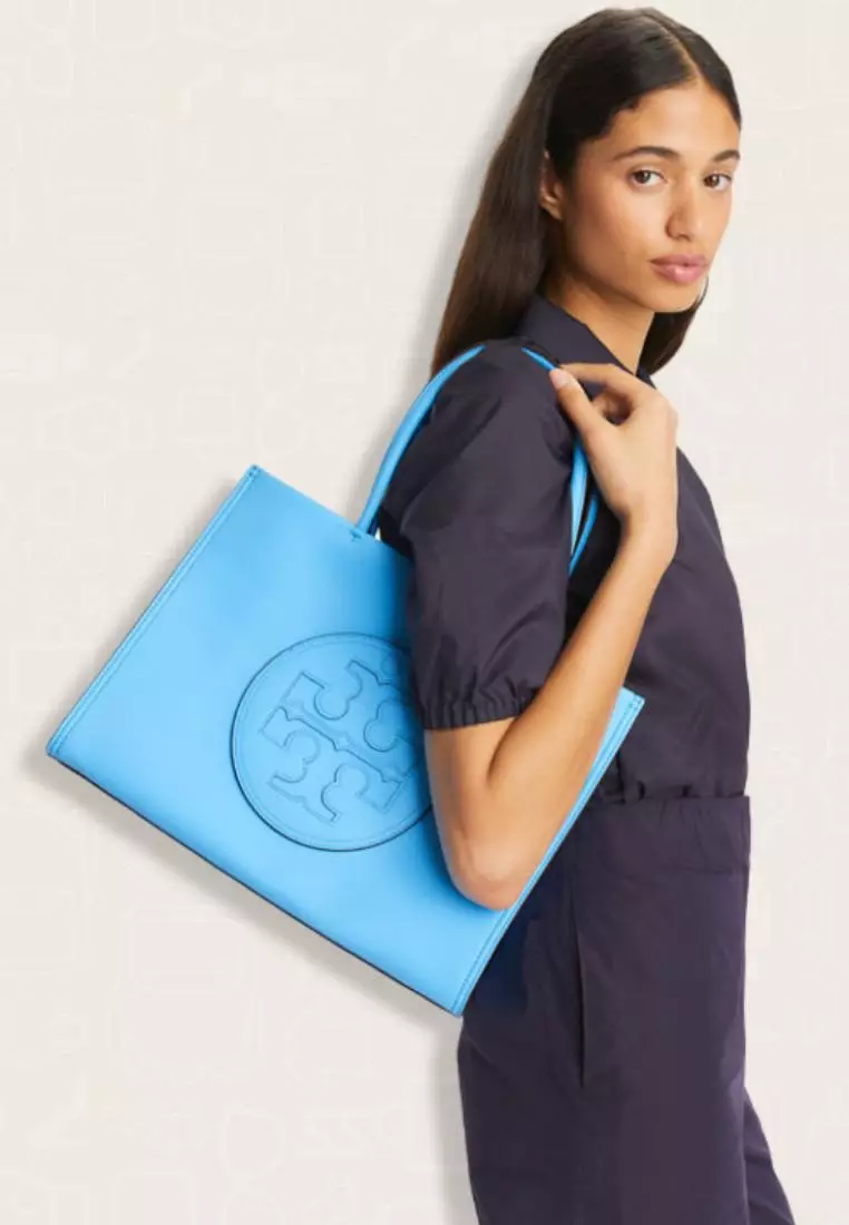 Tory Burch Small Ella Bio Tote Blue Azure