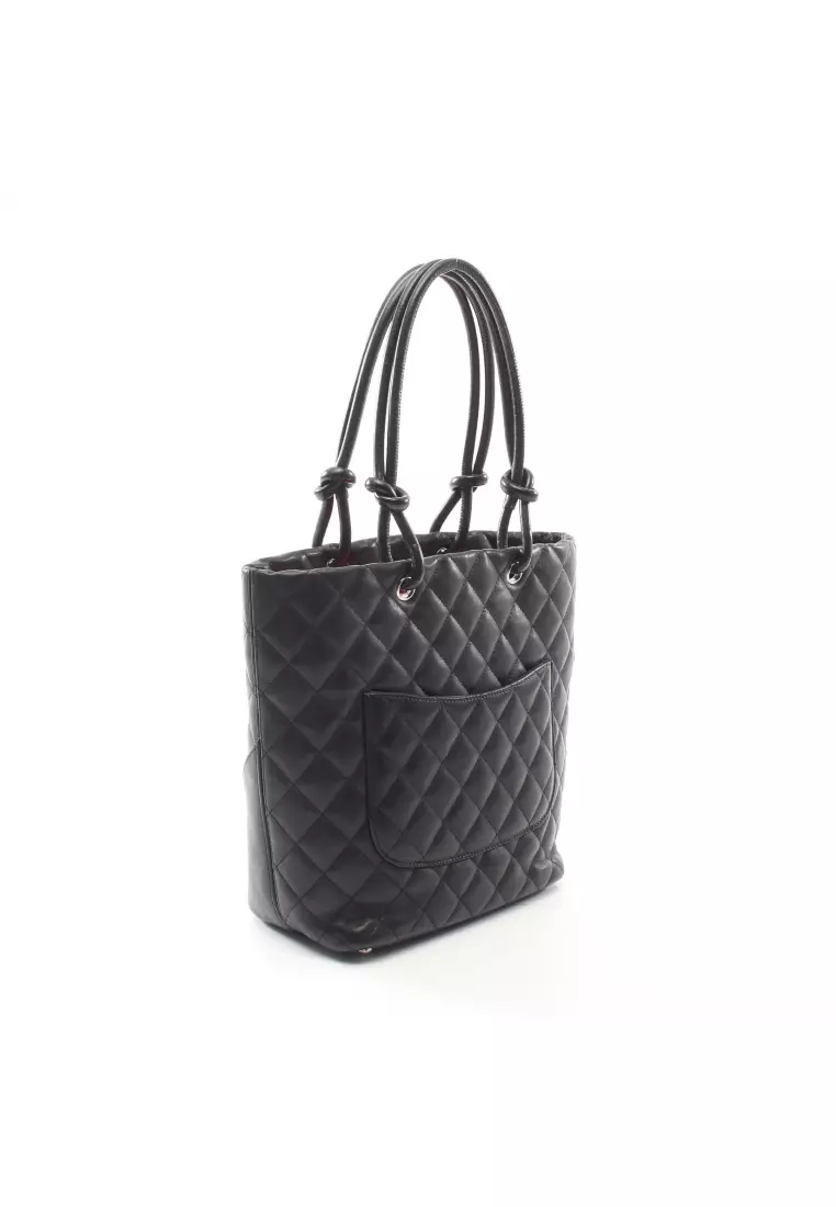 Buy Chanel Pre-loved CHANEL cambon line Medium Handbag tote bag