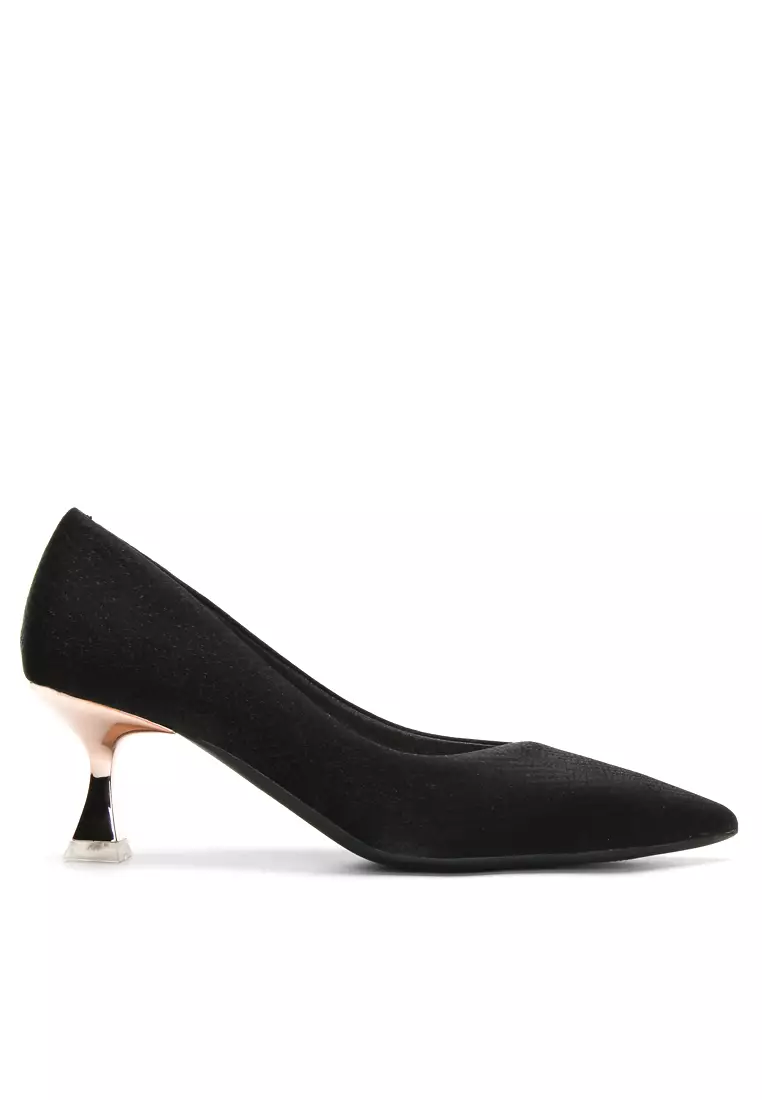 Discount on Twenty Eight Shoes  shoes - SKU: 6cm Pointy Satin Fabric Pumps Xj317-1