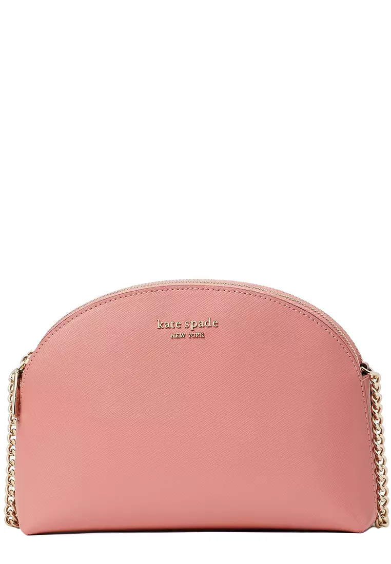 Kate Spade New York Serene Pink Spencer Double-Zip Leather