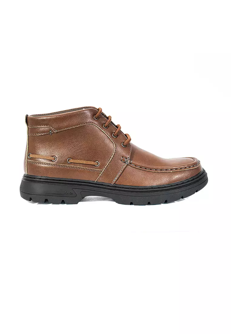 Mario D' boro Runway Men's Boots Shoes MY 25840 Brown C64