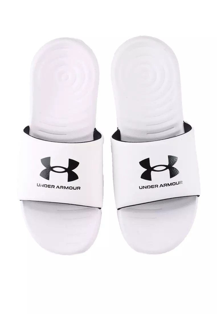 White under armour deals flip flops