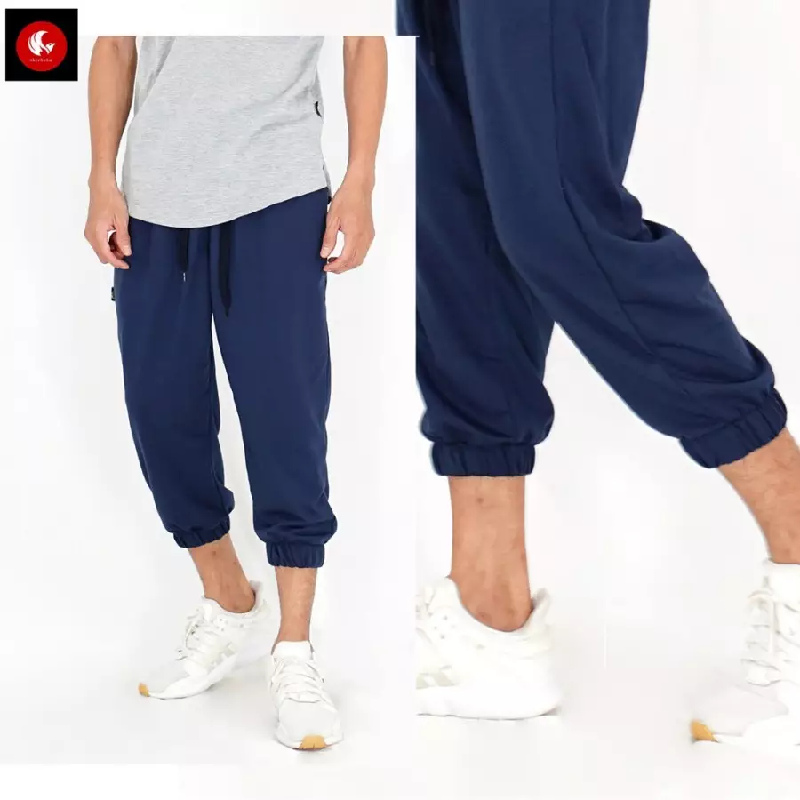 OKECHUKU Bahri Celana Jogger Sirwal Joger Celana 3/4 Skinny Slimfit Pangsi Joger