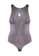 MISSGUIDED grey Playboy Lifestyle Soft Touch Racer Bodysuit 0A855AAE0D06DCGS_8