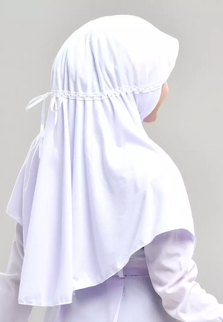 Rabbani - Kerudung Sekolah Instan Innova - White