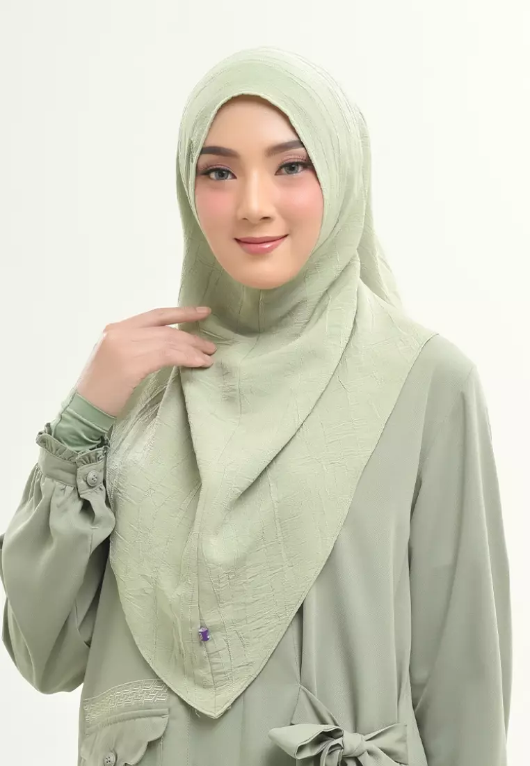Rabbani - Kerudung Instan Dewasa Hino Sage Green L
