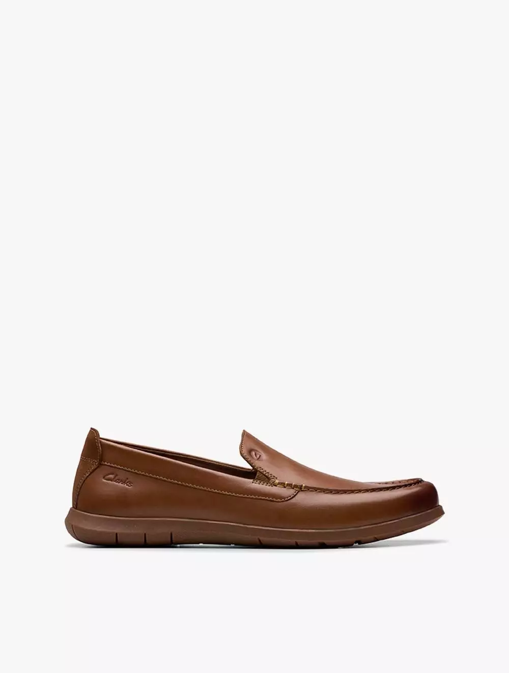 Clarks Flexway Step Tan Leather