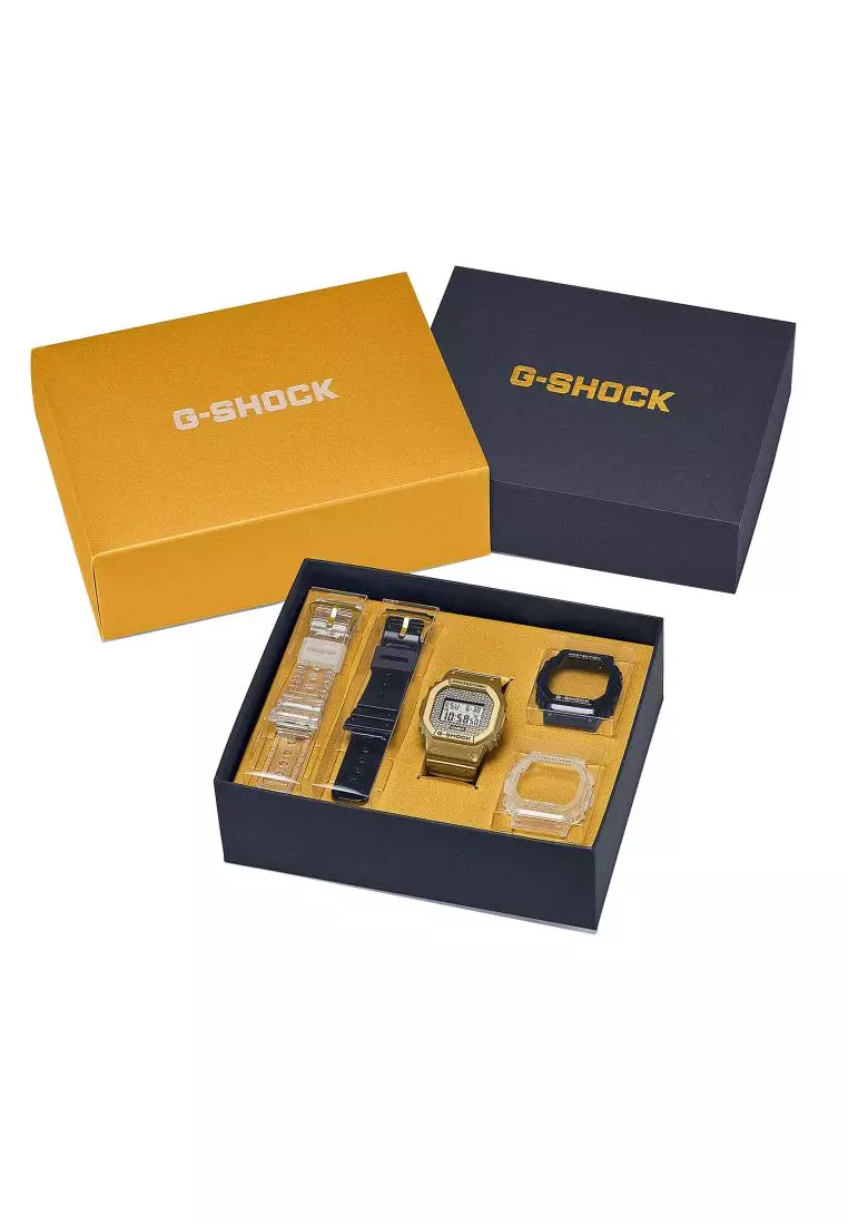 G-shock Gold Chain Digital Watch DWE-5600HG-1DR