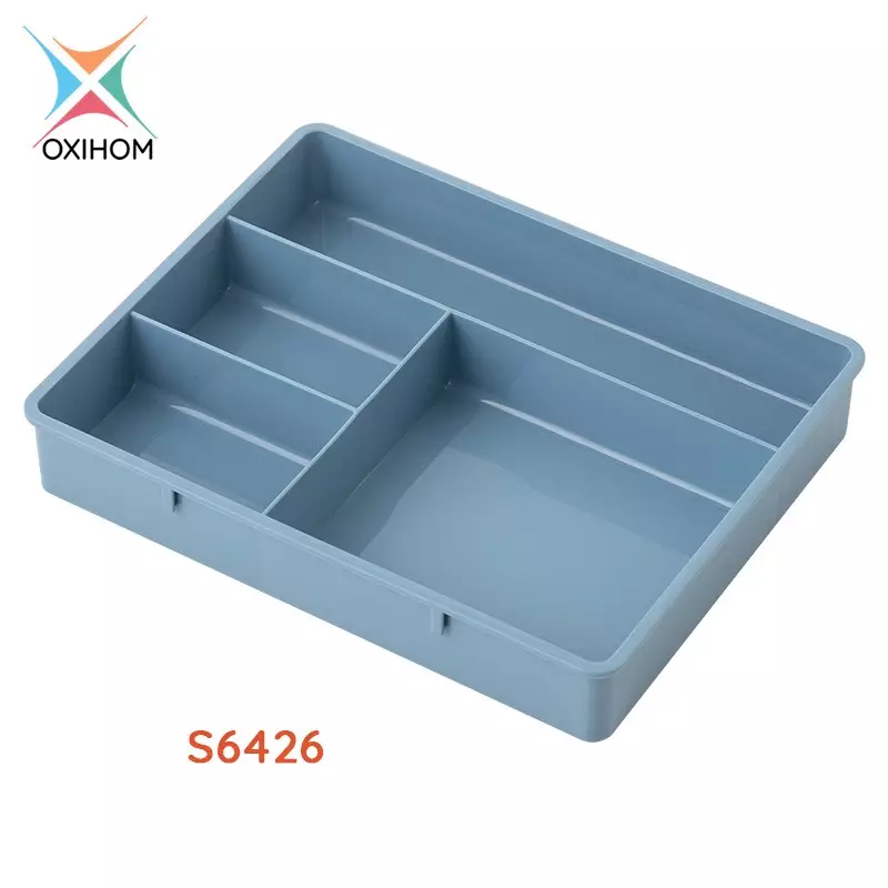 Jual Oxihom Oxihom Rak Kosmetik Tempat Make Up Plastik Organizer Stationary Dapur Warna Biru