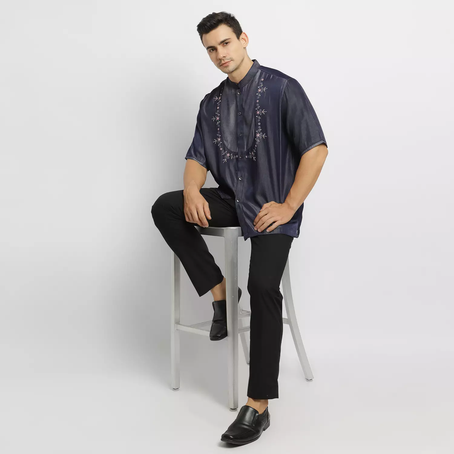 Baju Koko Denim KK Desta Denim