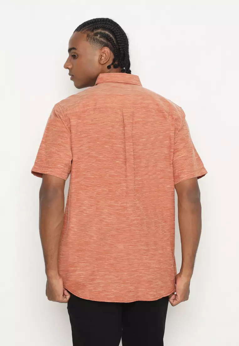 RBJ Kemeja Polos Cotton Slub Bata Regular Fit Pria