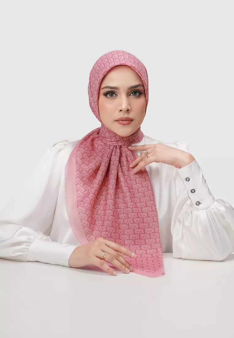 Bimu Twill Square - Plumeria