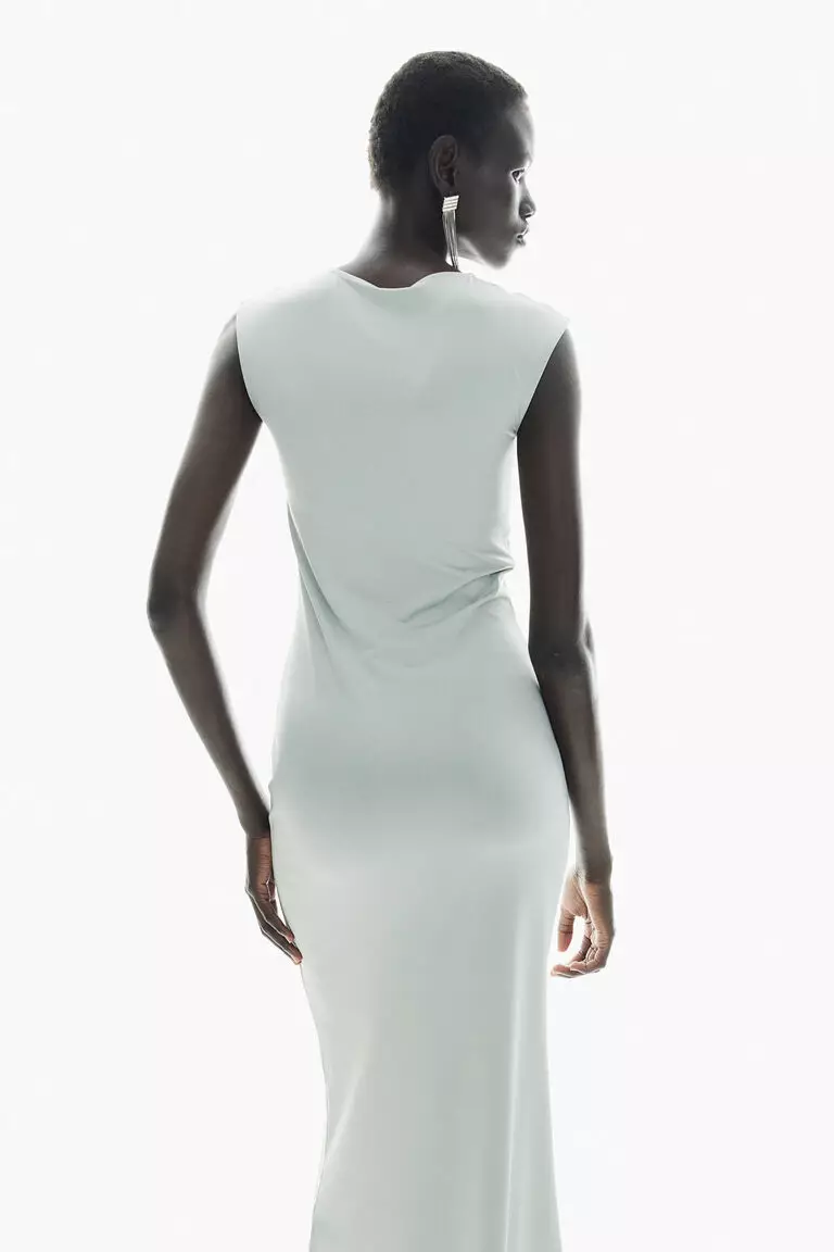 Mermaid-skirt bodycon dress