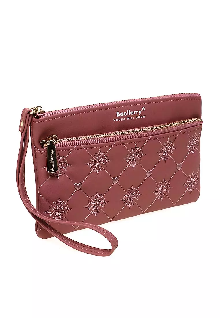 Dompet Clutch Wanita Model Panjang Large Compartment Material Leather Kulit ORIGINAL