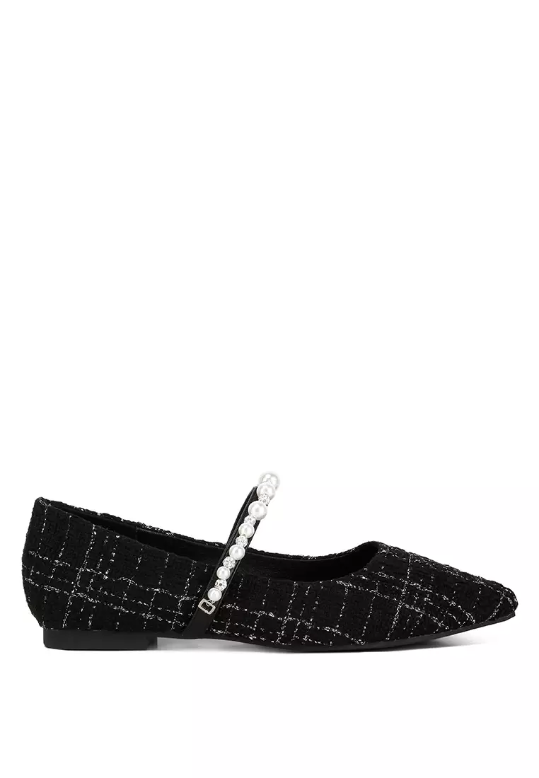Discount on London Rag  shoes - SKU: White Mary Jane Ballet Flats