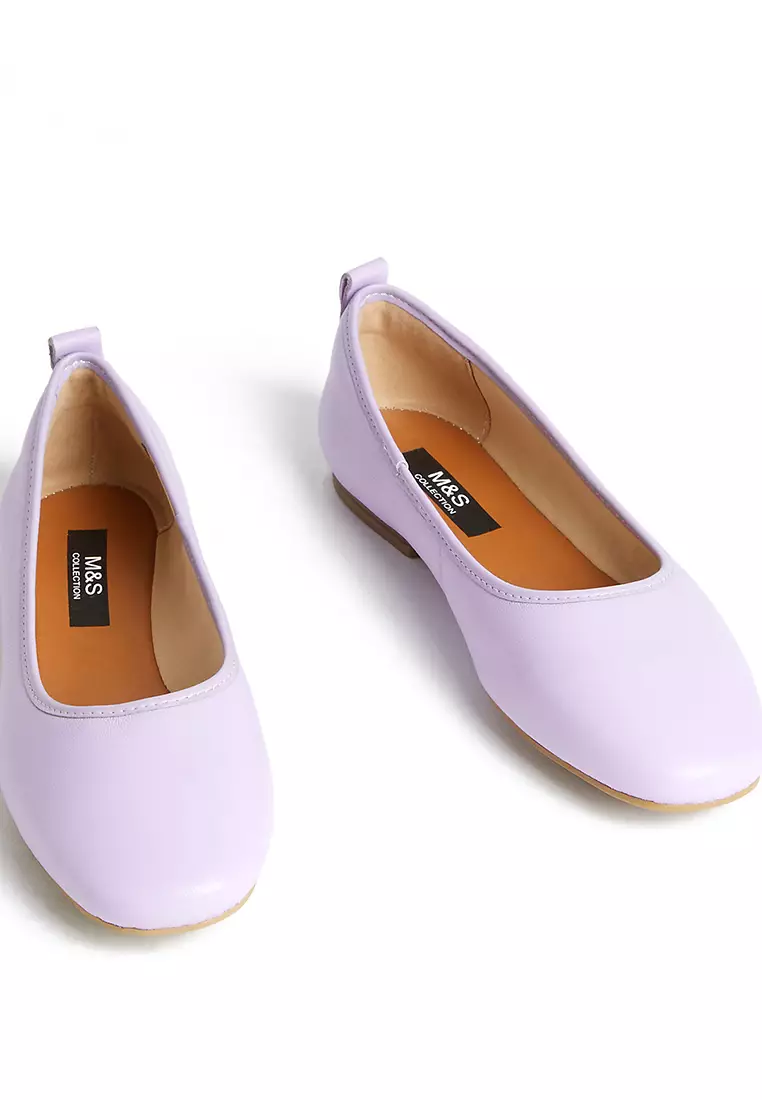 Leather Ballet Pumps