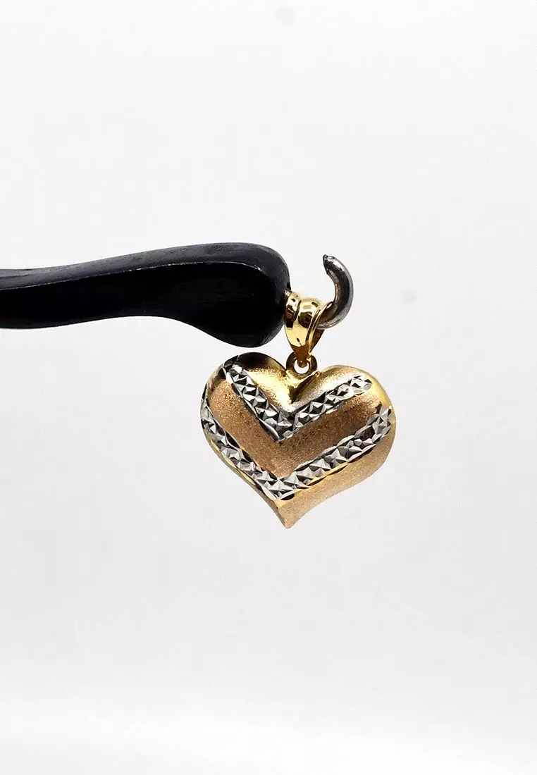 18K Italian Made Yellow Gold Pendant