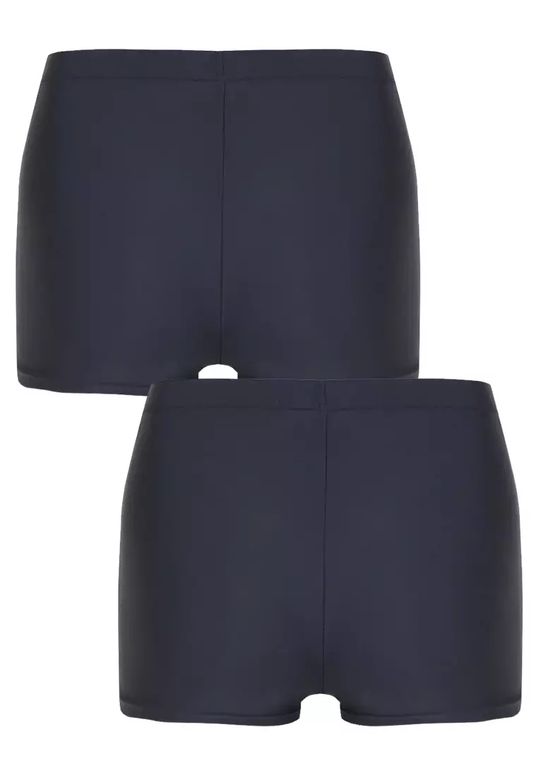 2-in-1 Pack Boyleg Swim Shorts  Women Swimwear