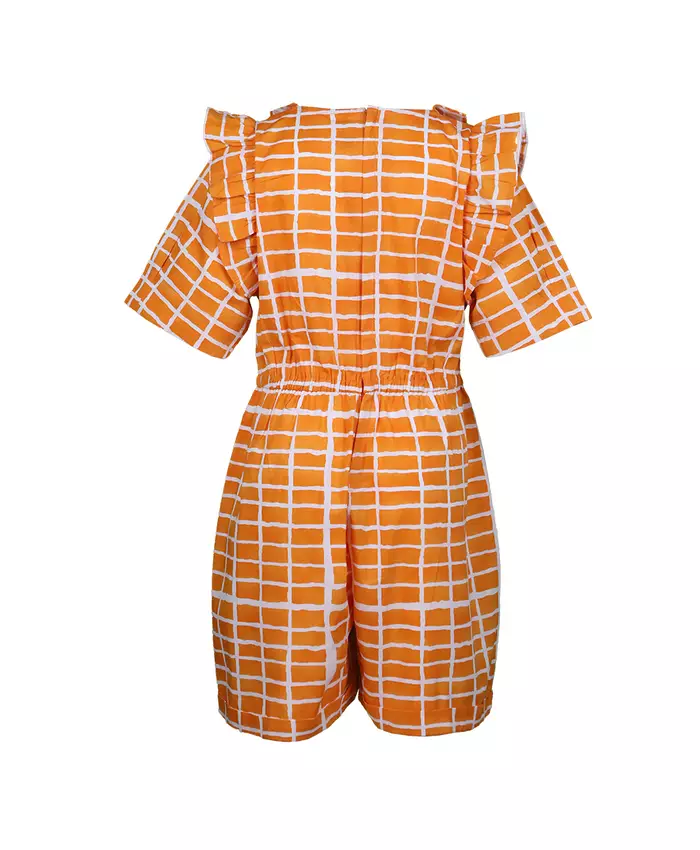 Pito Dito Girl Glosoli Dress Anak Perempuan Warna Orange - Size 14