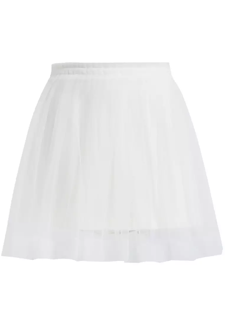 A-Line Tulle Mini Skirt