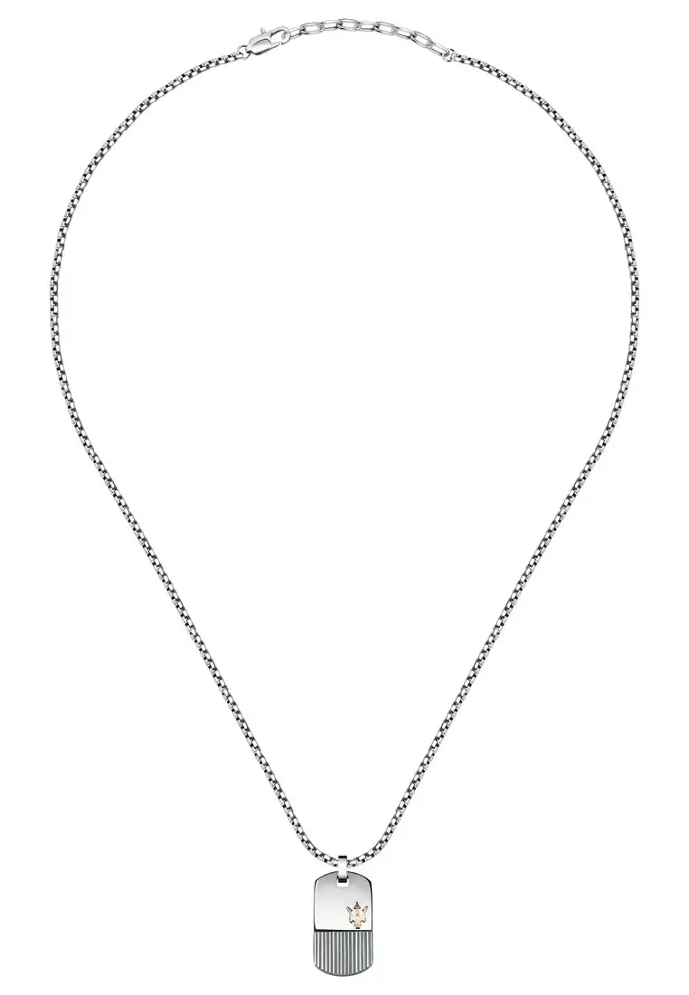 Maserati Joyas Collar Hombre, Arce, PVD Azul-JM121ATK07 | Miravia