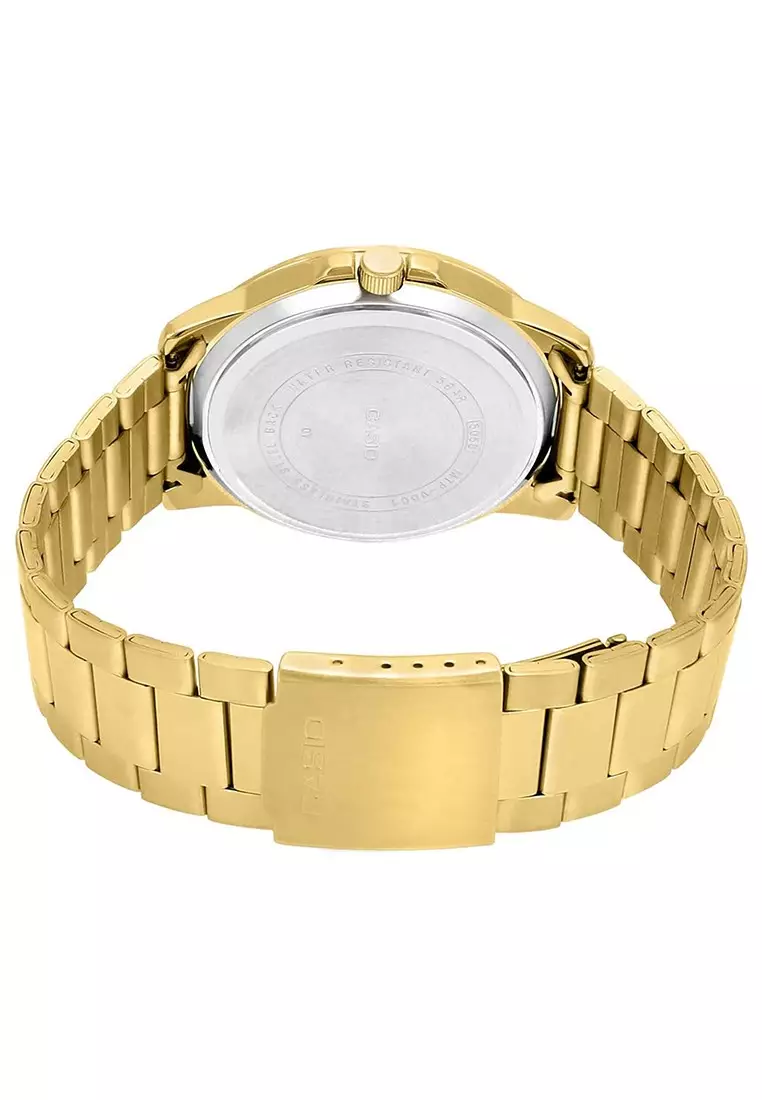 Casio Jam Tangan Pria - Gold - Stainless Steel - MTP-VD01G-9EVUDF