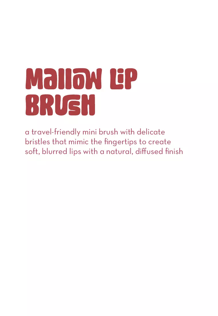 Mallow Pot + Lip Brush Duo  (Cherry Cloud + Pink Marshmallow)