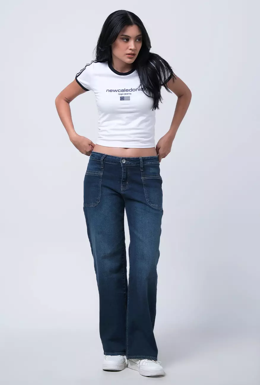 Celana Wanita Ruby Medium Blue