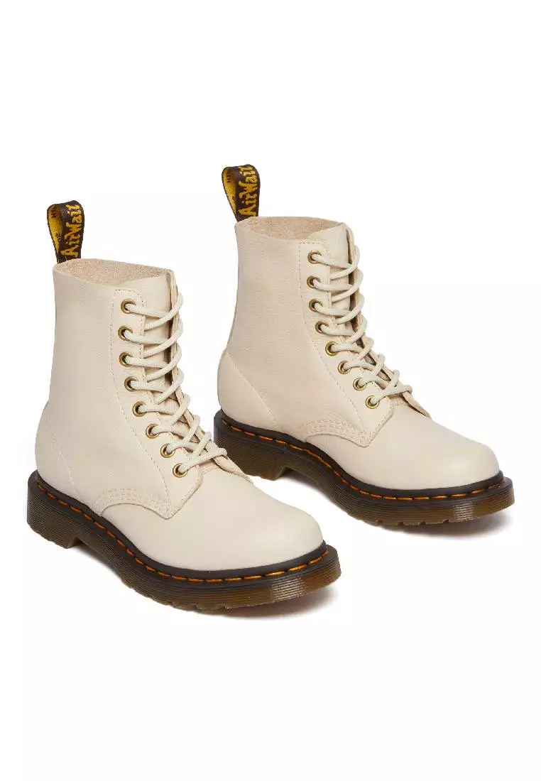 1460 WOMEN'S PASCAL GOLD EYELET LACE UP BOOTS