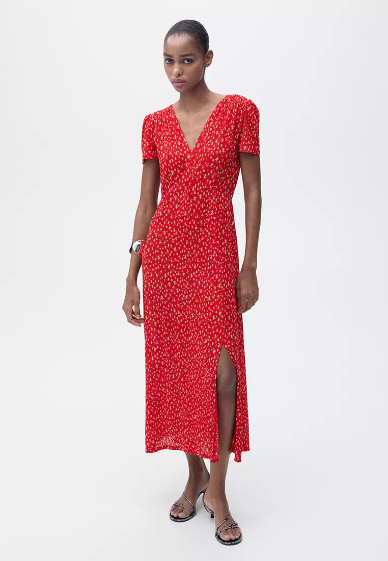 Buy Mango Printed Midi Dress 2025 Online ZALORA Philippines